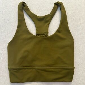 DYI Green Racerback Sports Bra
